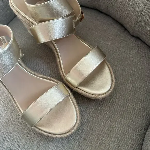 NWOT: Stuart Weitzman Lexia Espadrille Wedges - Picture 2 of 7